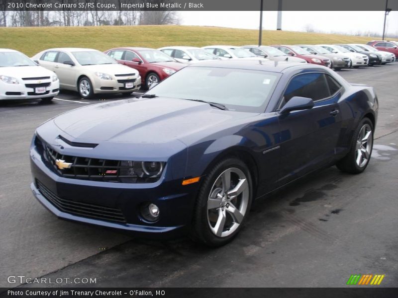 Imperial Blue Metallic / Black 2010 Chevrolet Camaro SS/RS Coupe