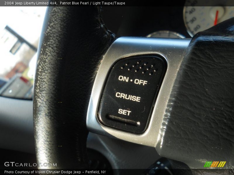 Patriot Blue Pearl / Light Taupe/Taupe 2004 Jeep Liberty Limited 4x4