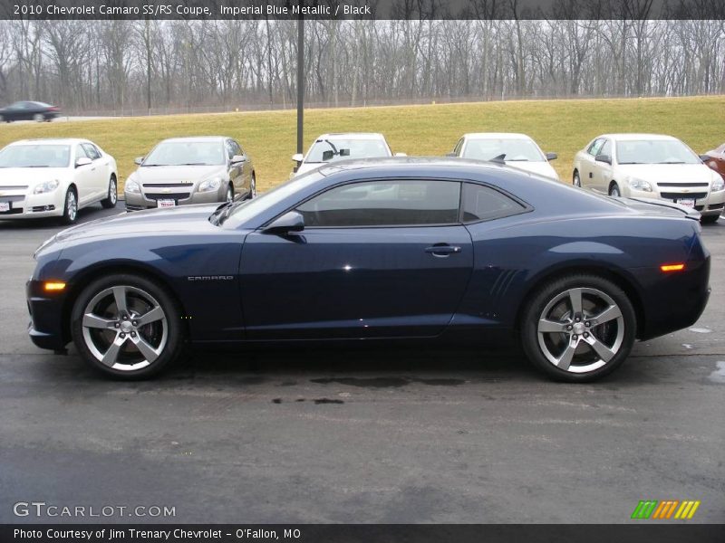 Imperial Blue Metallic / Black 2010 Chevrolet Camaro SS/RS Coupe