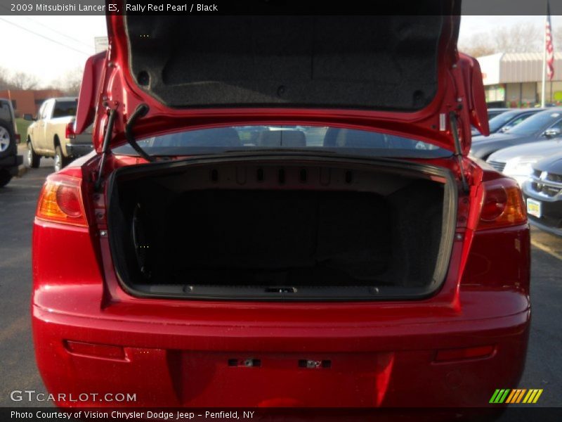 Rally Red Pearl / Black 2009 Mitsubishi Lancer ES