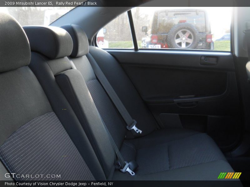 Rally Red Pearl / Black 2009 Mitsubishi Lancer ES
