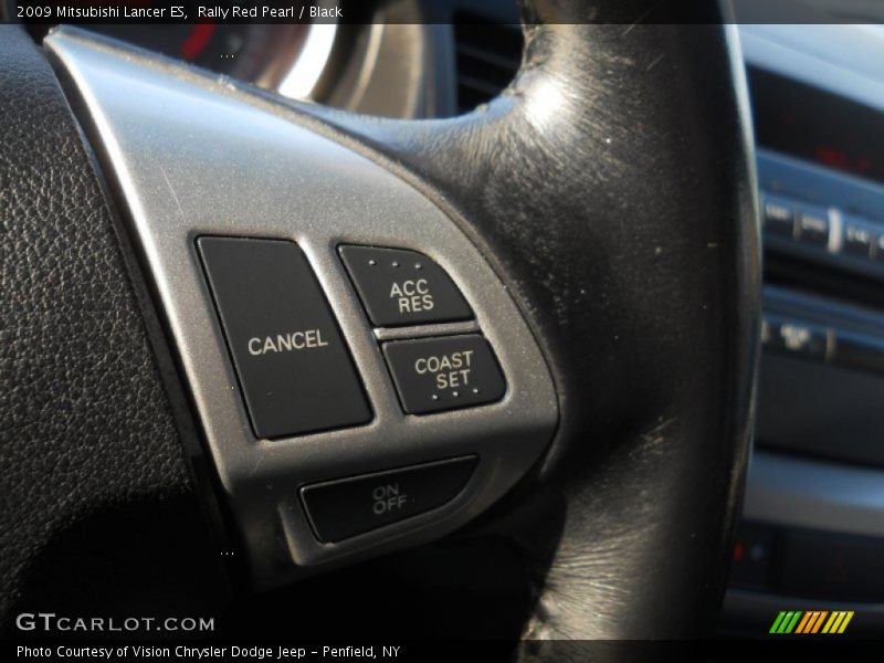 Rally Red Pearl / Black 2009 Mitsubishi Lancer ES