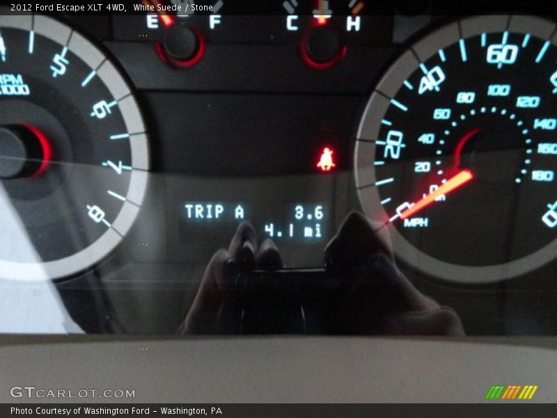 White Suede / Stone 2012 Ford Escape XLT 4WD