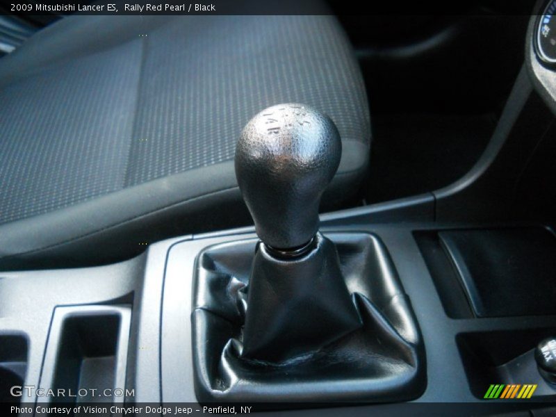 Rally Red Pearl / Black 2009 Mitsubishi Lancer ES
