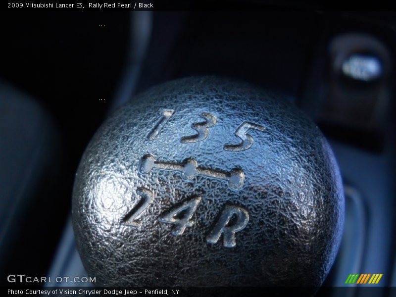 Rally Red Pearl / Black 2009 Mitsubishi Lancer ES