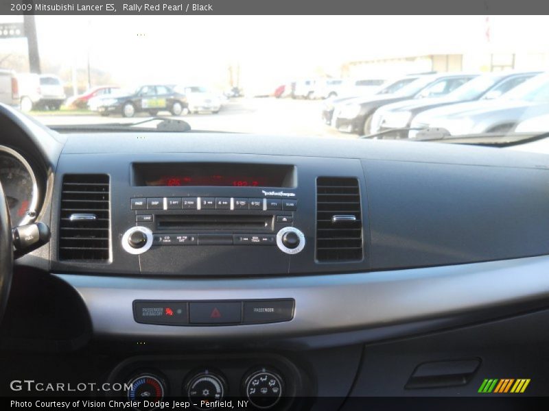 Rally Red Pearl / Black 2009 Mitsubishi Lancer ES