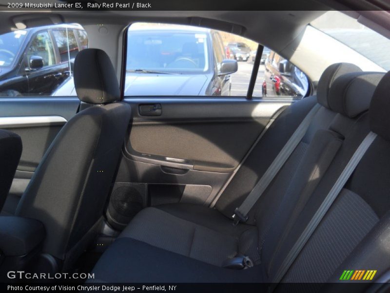 Rally Red Pearl / Black 2009 Mitsubishi Lancer ES