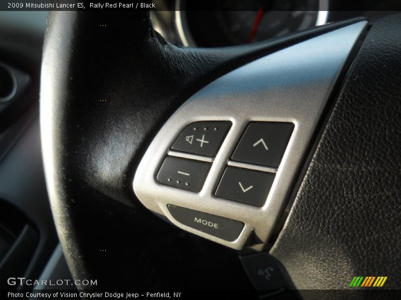 Rally Red Pearl / Black 2009 Mitsubishi Lancer ES