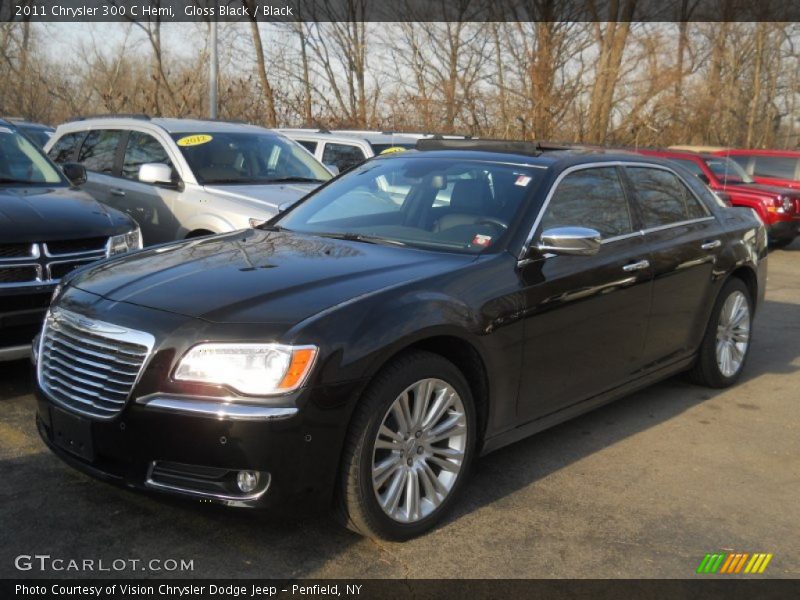 Gloss Black / Black 2011 Chrysler 300 C Hemi