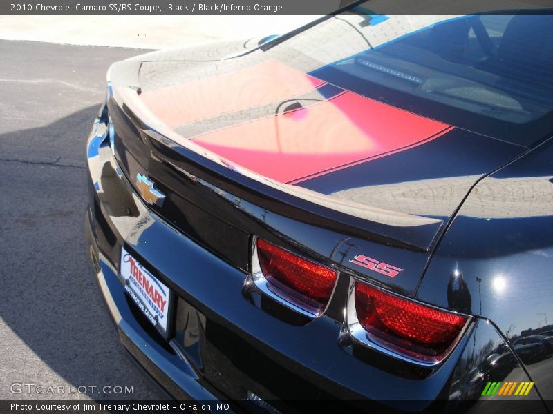 Black / Black/Inferno Orange 2010 Chevrolet Camaro SS/RS Coupe