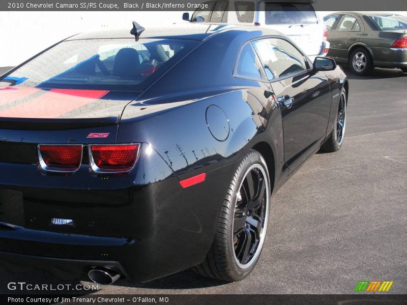 Black / Black/Inferno Orange 2010 Chevrolet Camaro SS/RS Coupe