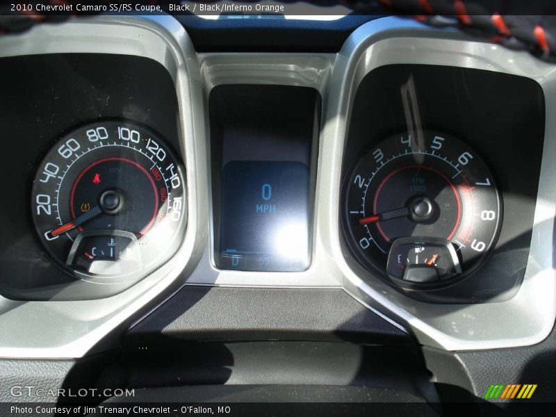 Black / Black/Inferno Orange 2010 Chevrolet Camaro SS/RS Coupe
