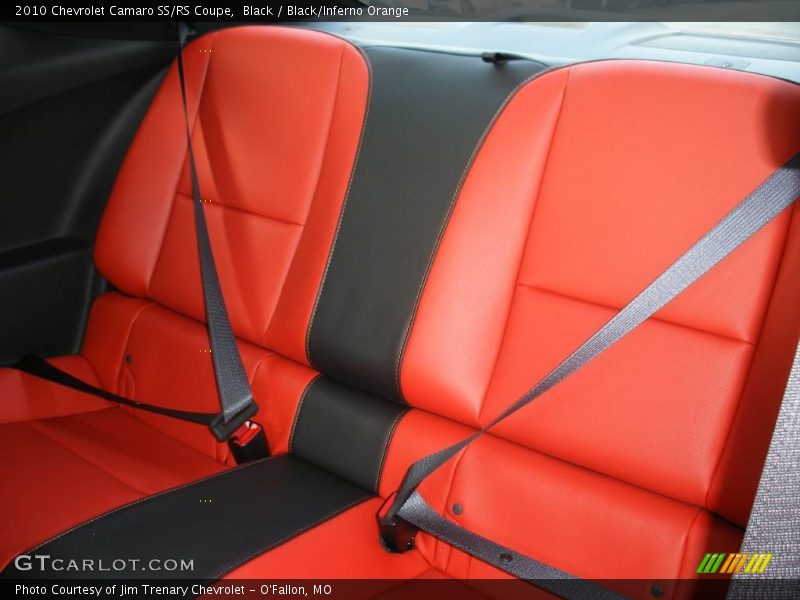  2010 Camaro SS/RS Coupe Black/Inferno Orange Interior