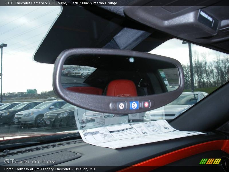 Black / Black/Inferno Orange 2010 Chevrolet Camaro SS/RS Coupe