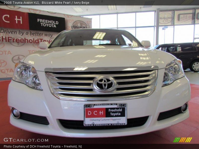 Blizzard White Pearl / Ivory Beige 2008 Toyota Avalon XLS