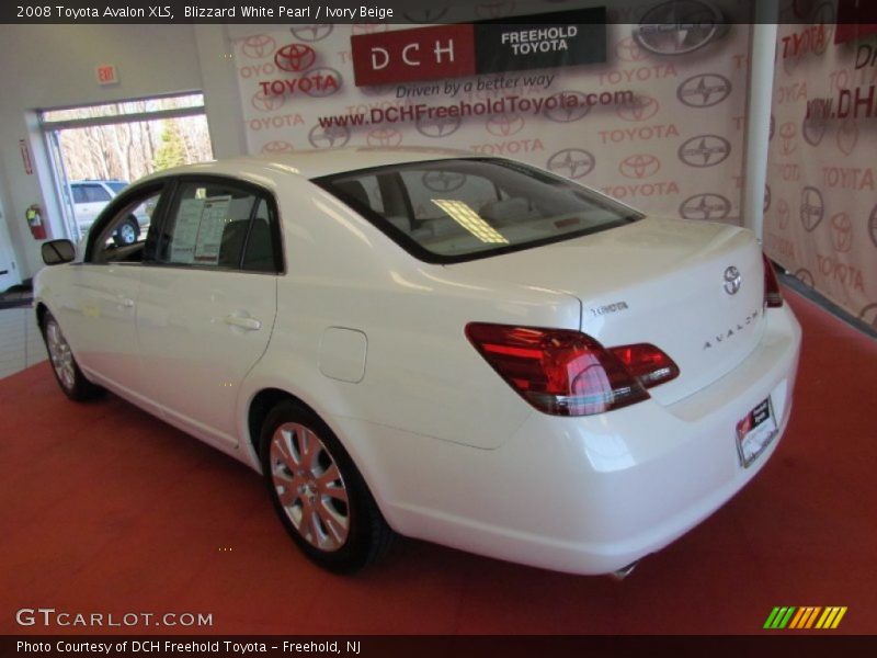 Blizzard White Pearl / Ivory Beige 2008 Toyota Avalon XLS