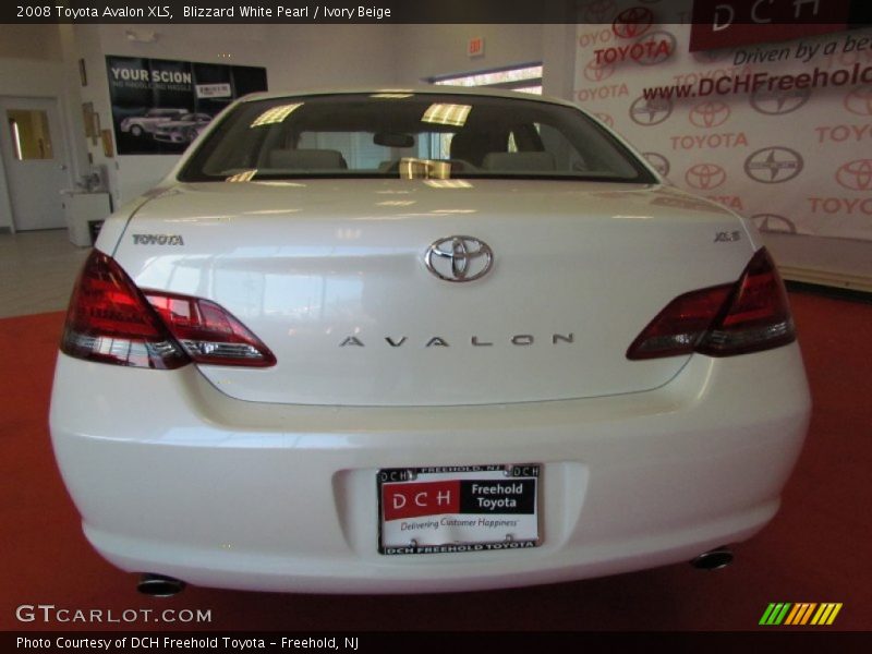 Blizzard White Pearl / Ivory Beige 2008 Toyota Avalon XLS