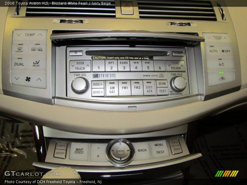 Blizzard White Pearl / Ivory Beige 2008 Toyota Avalon XLS