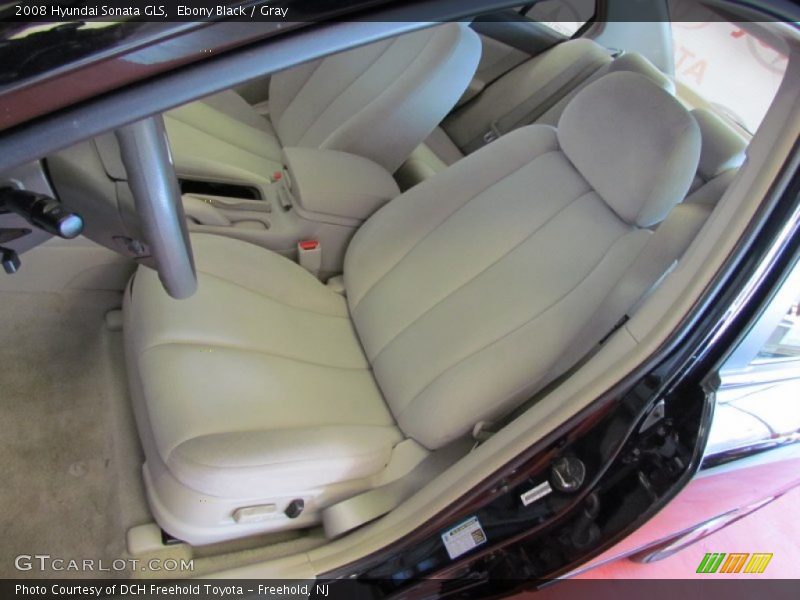 Ebony Black / Gray 2008 Hyundai Sonata GLS