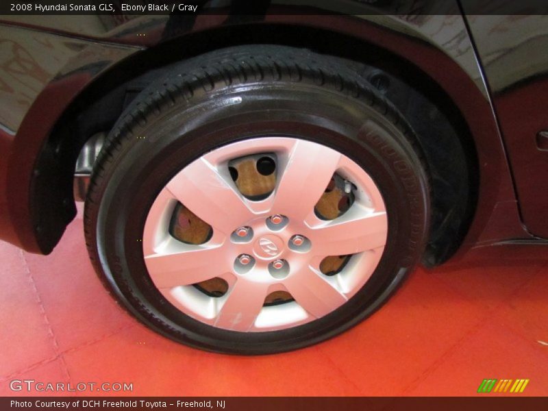 Ebony Black / Gray 2008 Hyundai Sonata GLS