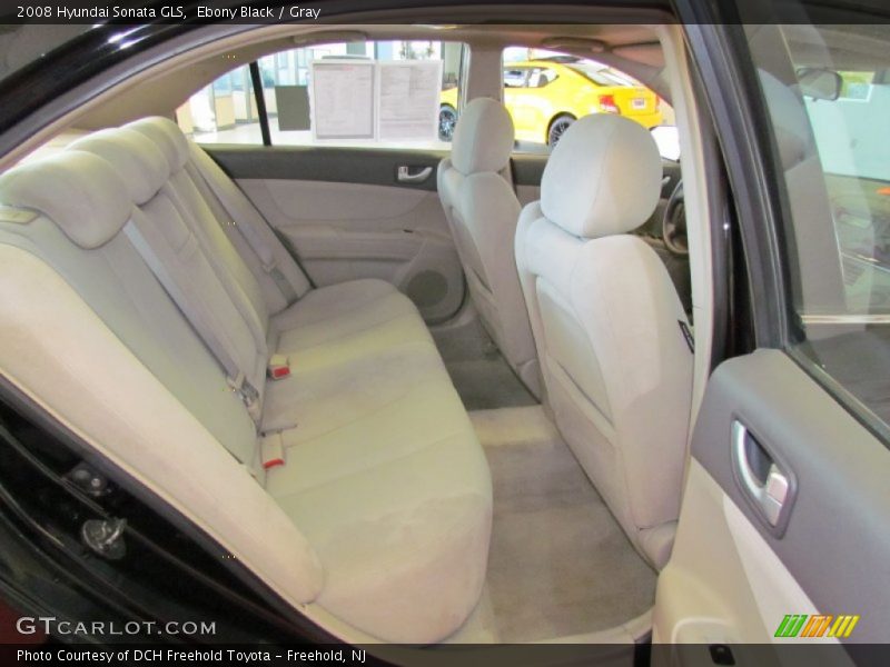 Ebony Black / Gray 2008 Hyundai Sonata GLS