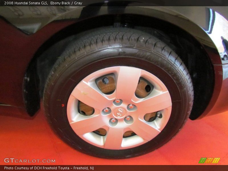 Ebony Black / Gray 2008 Hyundai Sonata GLS