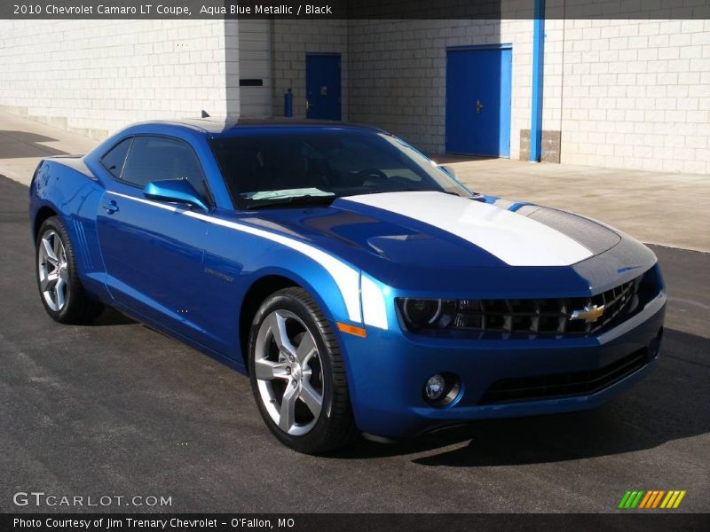 Aqua Blue Metallic / Black 2010 Chevrolet Camaro LT Coupe