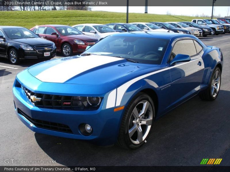 Aqua Blue Metallic / Black 2010 Chevrolet Camaro LT Coupe