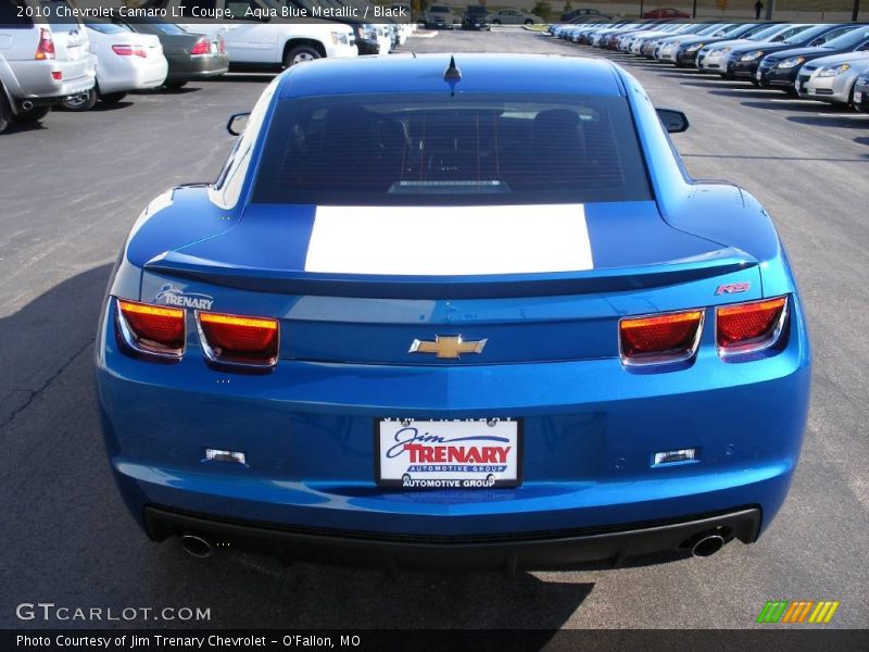 Aqua Blue Metallic / Black 2010 Chevrolet Camaro LT Coupe