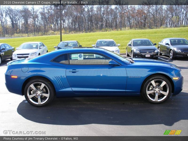 Aqua Blue Metallic / Black 2010 Chevrolet Camaro LT Coupe