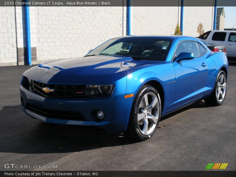 Aqua Blue Metallic / Black 2010 Chevrolet Camaro LT Coupe
