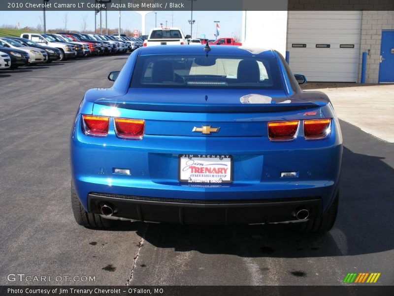 Aqua Blue Metallic / Black 2010 Chevrolet Camaro LT Coupe