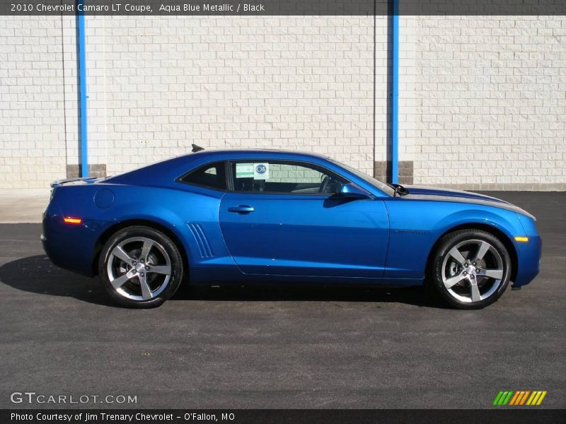 Aqua Blue Metallic / Black 2010 Chevrolet Camaro LT Coupe
