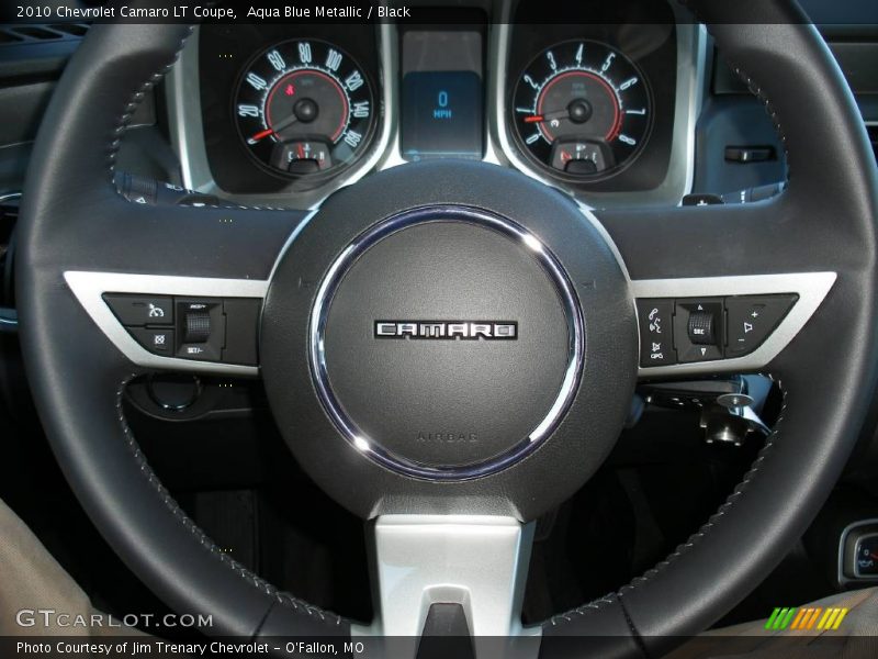 Aqua Blue Metallic / Black 2010 Chevrolet Camaro LT Coupe