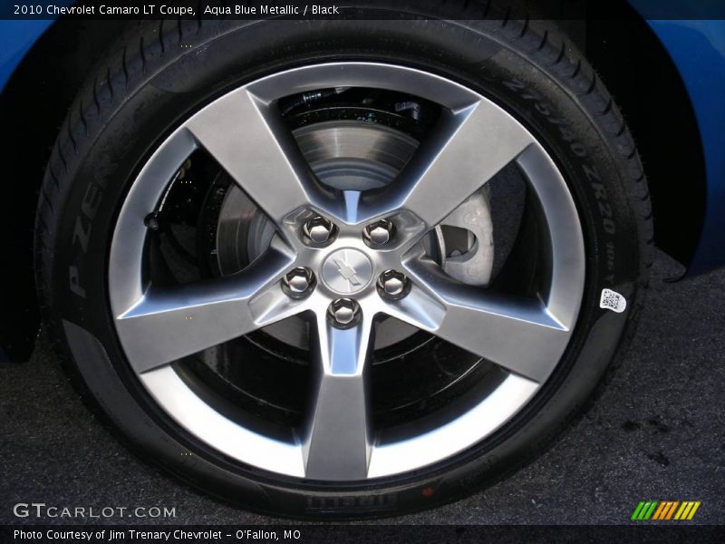 Aqua Blue Metallic / Black 2010 Chevrolet Camaro LT Coupe