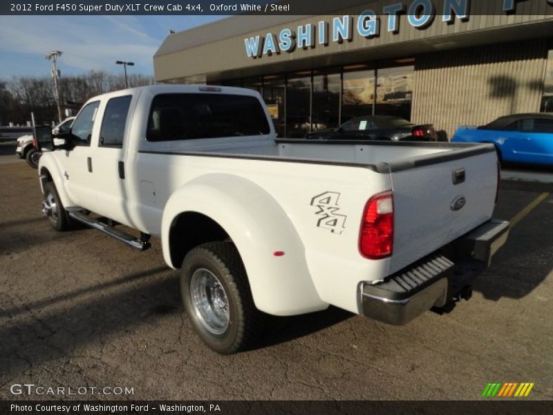 Oxford White / Steel 2012 Ford F450 Super Duty XLT Crew Cab 4x4