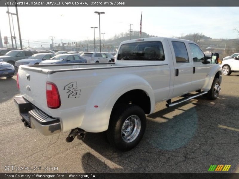Oxford White / Steel 2012 Ford F450 Super Duty XLT Crew Cab 4x4