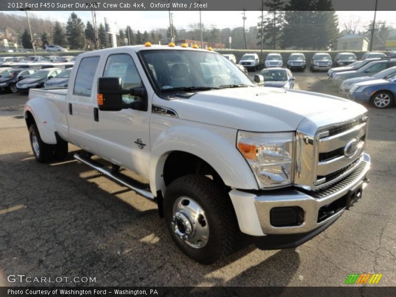 Oxford White / Steel 2012 Ford F450 Super Duty XLT Crew Cab 4x4