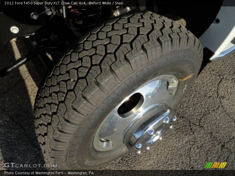 Oxford White / Steel 2012 Ford F450 Super Duty XLT Crew Cab 4x4