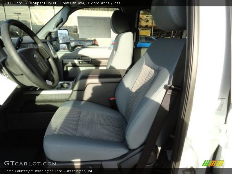 Oxford White / Steel 2012 Ford F450 Super Duty XLT Crew Cab 4x4