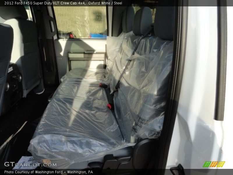 Oxford White / Steel 2012 Ford F450 Super Duty XLT Crew Cab 4x4
