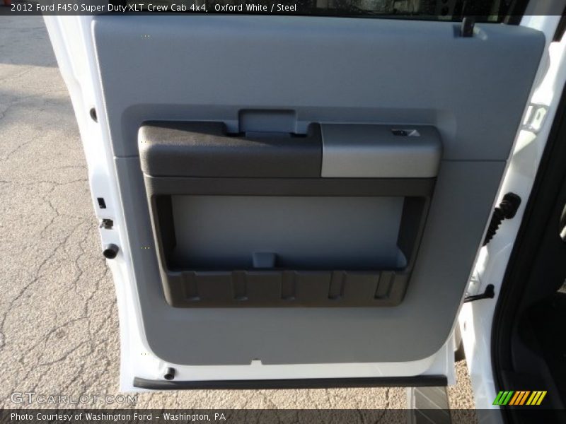 Oxford White / Steel 2012 Ford F450 Super Duty XLT Crew Cab 4x4