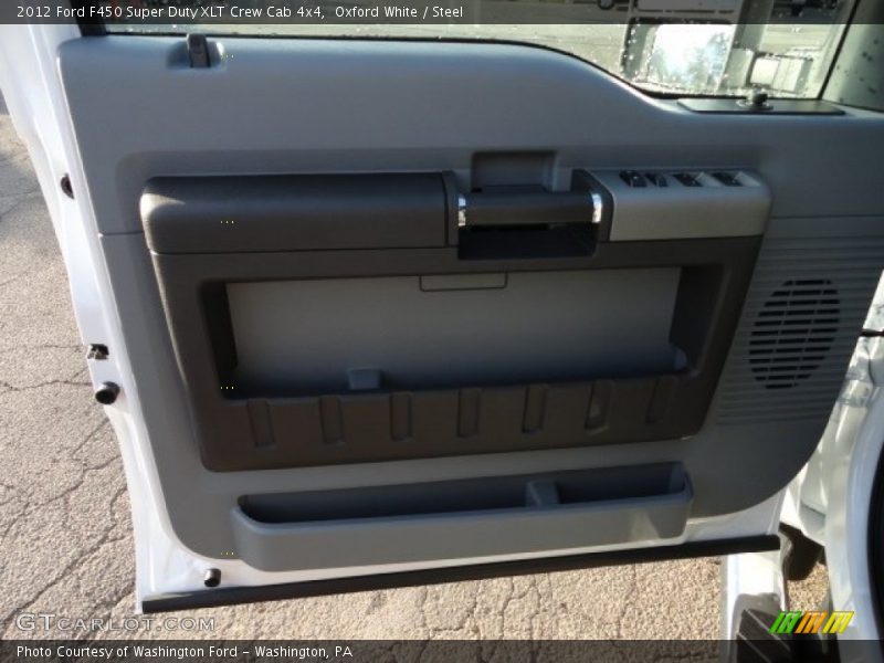 Oxford White / Steel 2012 Ford F450 Super Duty XLT Crew Cab 4x4