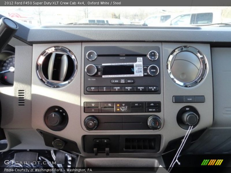 Oxford White / Steel 2012 Ford F450 Super Duty XLT Crew Cab 4x4