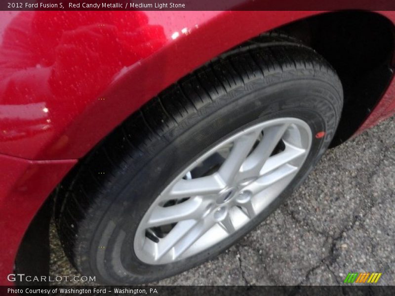 Red Candy Metallic / Medium Light Stone 2012 Ford Fusion S