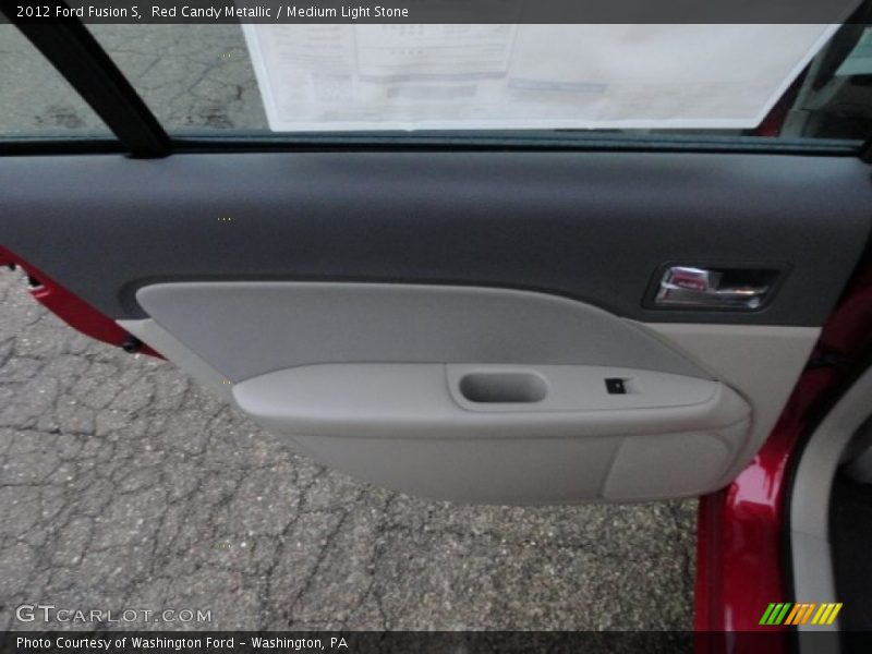 Red Candy Metallic / Medium Light Stone 2012 Ford Fusion S