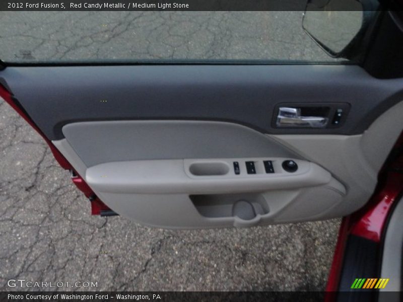 Red Candy Metallic / Medium Light Stone 2012 Ford Fusion S
