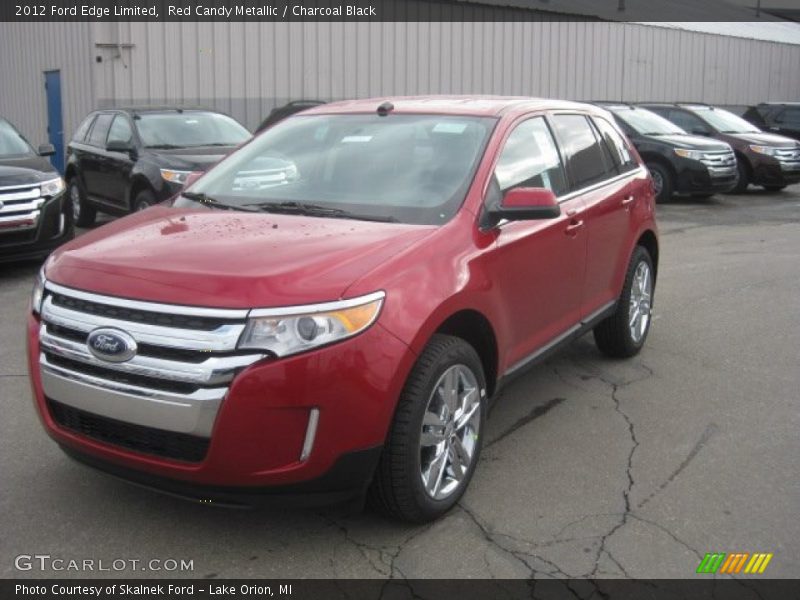 Red Candy Metallic / Charcoal Black 2012 Ford Edge Limited