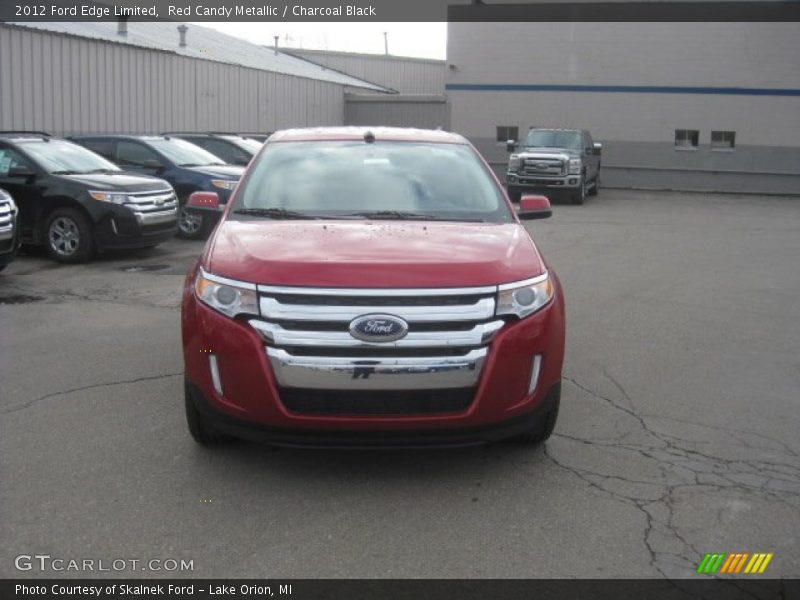 Red Candy Metallic / Charcoal Black 2012 Ford Edge Limited