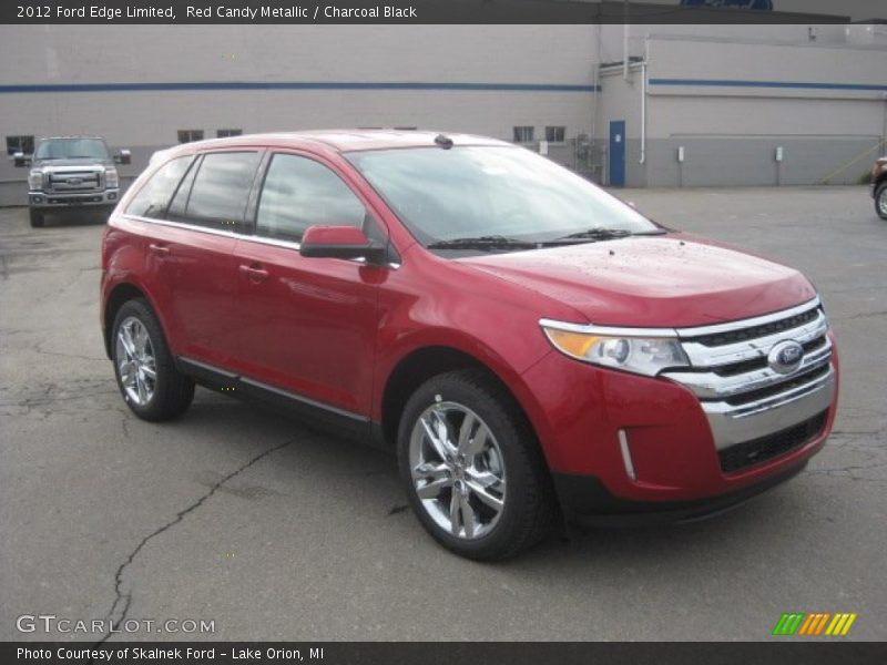 Red Candy Metallic / Charcoal Black 2012 Ford Edge Limited